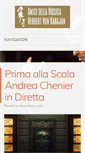 Mobile Screenshot of amicidellamusicadesio.org